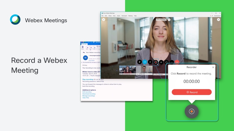 how to record webex meeting